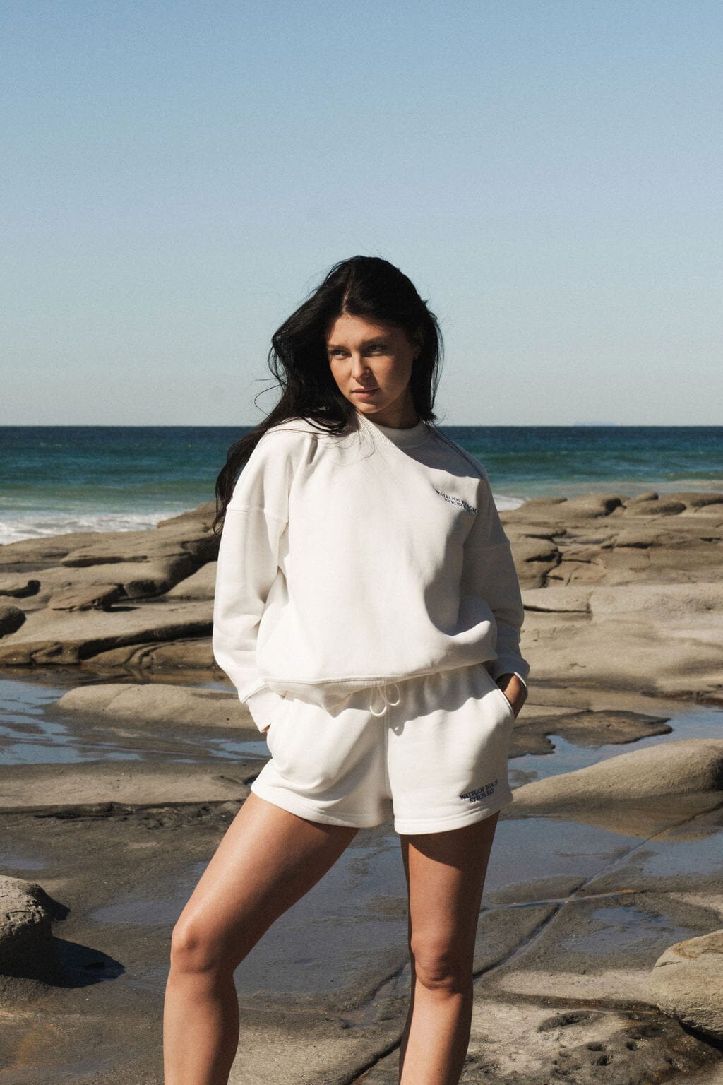 SHORT BYRON BAY BLANC Short Maryne Clothing 