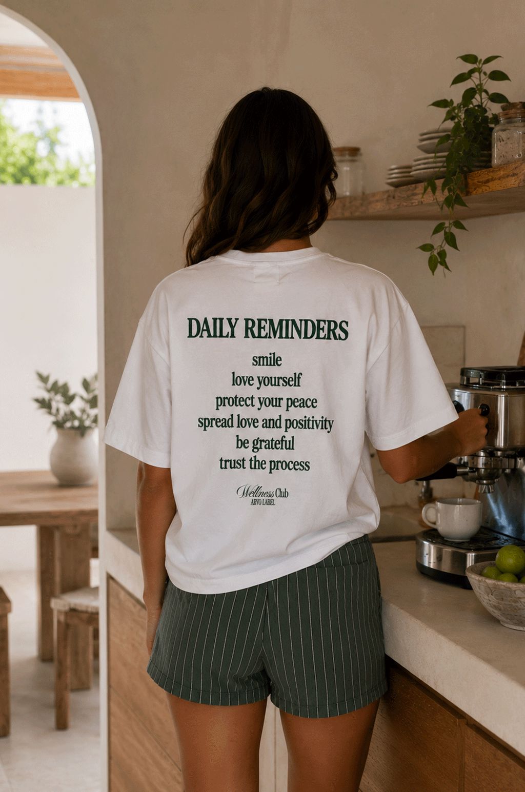 T-shirt Wellness Club Arvo Label 